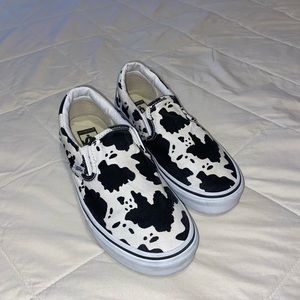 Authentic cow print vans